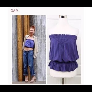 Gap sleeveless tube top purple S